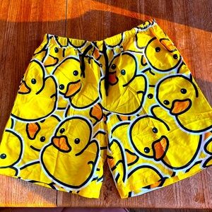 Rubber Ducky Swim Trunks - XL - NWOT 🏝️